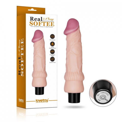 Реалистичный вибратор Real Softee Lovetoy (19